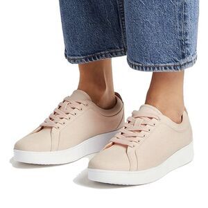 Fitflop Rally Canvas Trainers Sneakers in Rose Foam Women’s Size 9